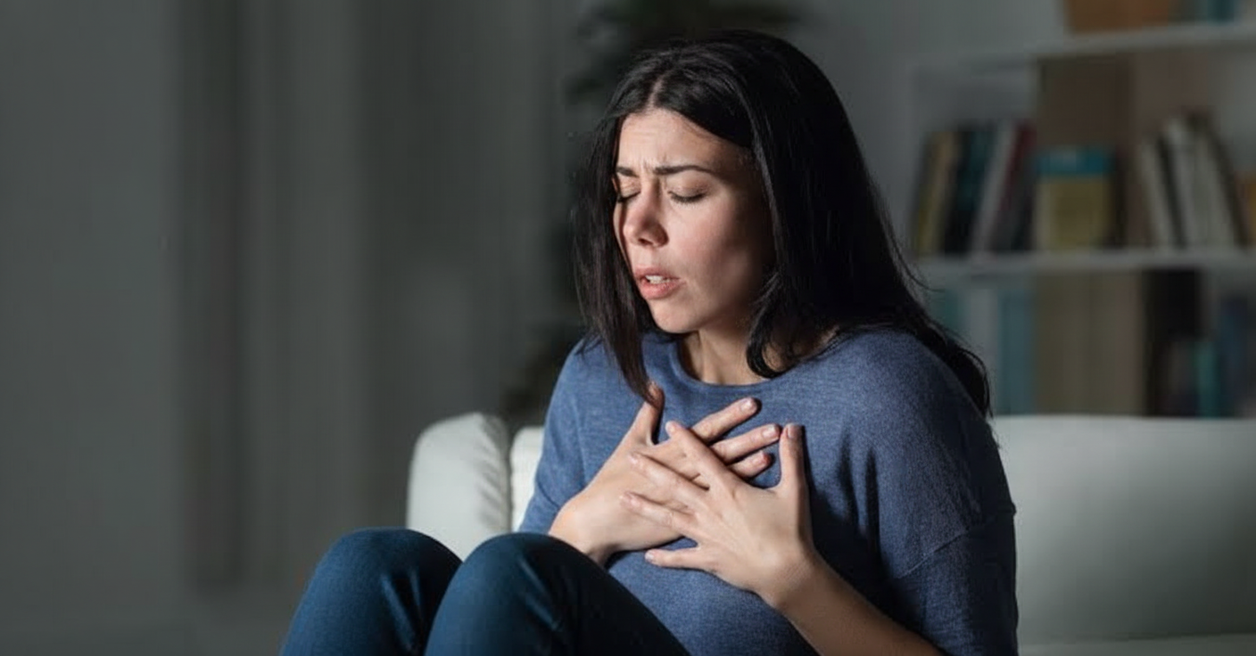 Peito Apertado e Sem Ar? O Guia Definitivo Para Desarmar o Ataque de Pânico no Corpo e Recuperar a Calma em Segundos!