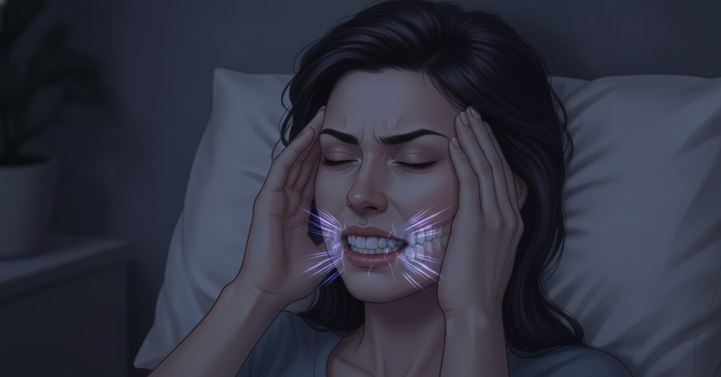 Bruxismo Noturno e Dor na Mandíbula: Como a Ansiedade Mascarada Destrói Seus Dentes Enquanto Você Dorme