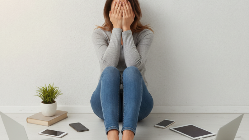 O Vício Silencioso das Telas: Como a Sobrecarga Digital Mantém Seu Cérebro em Pânico Constante e Onde Encontrar Paz Imediata!
