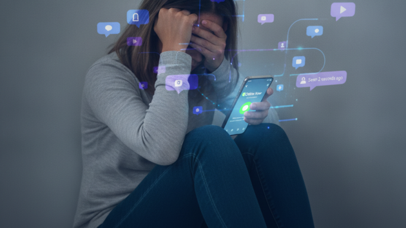 O Escravo do “Visto por Último”: Como a Necessidade de Estar Sempre Online Mantém Seu Cérebro em Estado de Alerta e Gera Pânico Crônico!