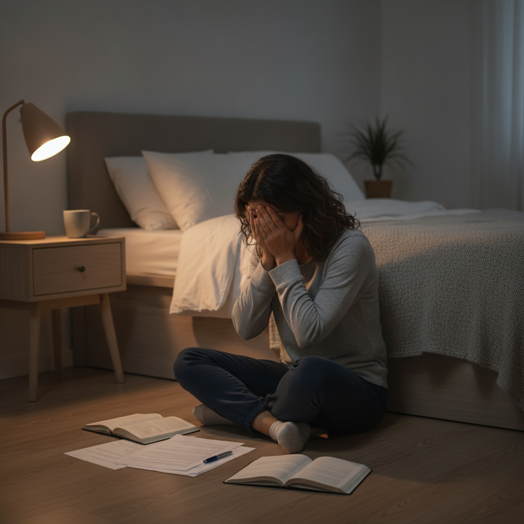 Insônia Crônica por Excesso de Pensamentos: O Ritual Noturno Infalível para Desligar a Mente e Dormir Profundamente
