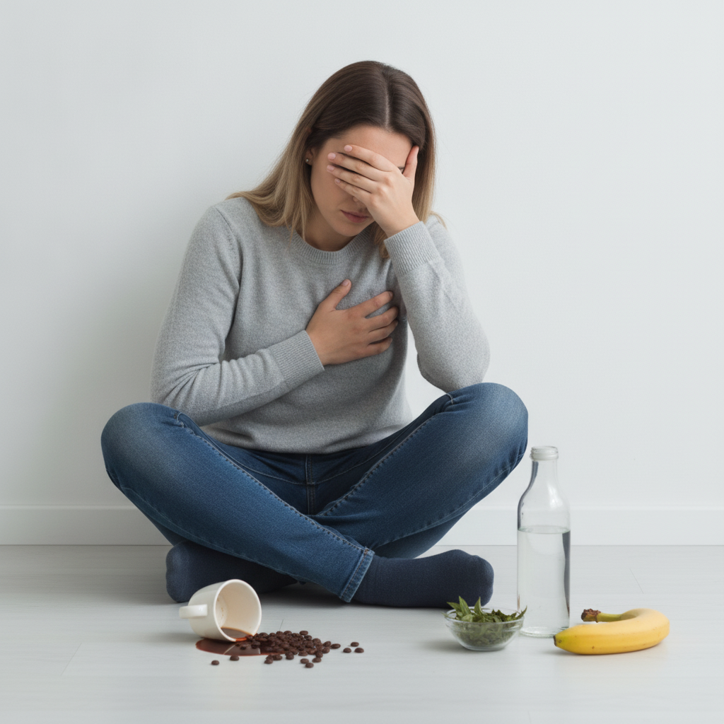 Coração Acelerado Sem Motivo? O Perigo Oculto da Cafeína na Ansiedade e o Guia Prático para Ter Energia Limpa Já!
