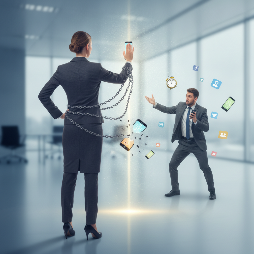 Chega de escravidão digital! O passo a passo definitivo para blindar sua paz e impor limites reais ao chefe invasivo!