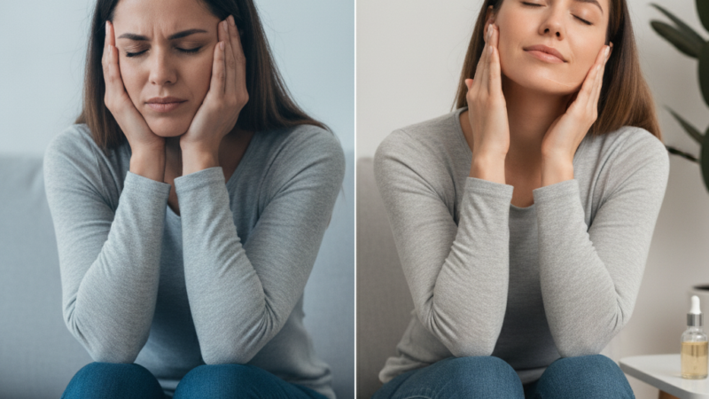 Mandíbula Travada e Dentes Moídos: Como a Tensão Noturna Destrói seu Sono e o Ritual de Massagem Facial para Aliviar o Maxilar Imediatamente!