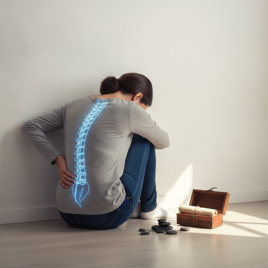 Coluna Curvada e Dor Insuportável: O Peso Oculto da Ansiedade nas Suas Costas e o Ritual Secreto para Endireitar a Postura e Vencer a Tensão!
