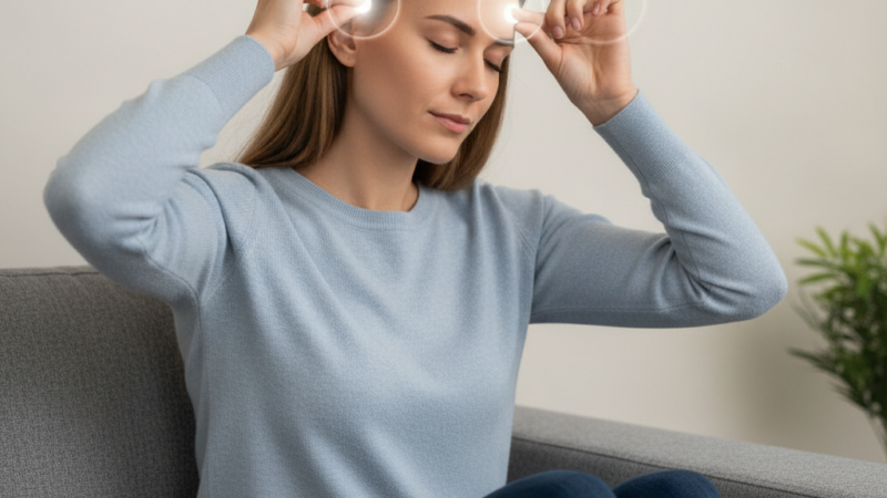 O Botão de Emergência no Seu Corpo: Como a Acupressão nos Pontos Shen Men e Yin Tang Desliga o Alerta da Ansiedade em Minutos!
