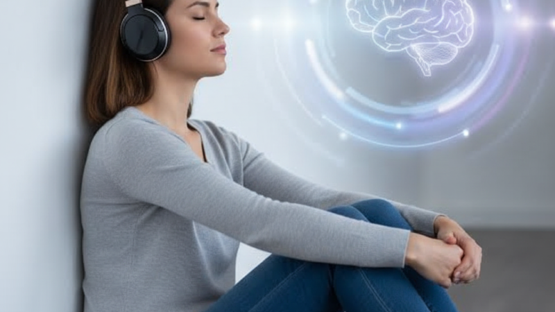 Basta Colocar os Fones: O Segredo das Ondas Theta e Batimentos Binaurais para Reprogramar seu Cérebro e Calar a Ansiedade Já!