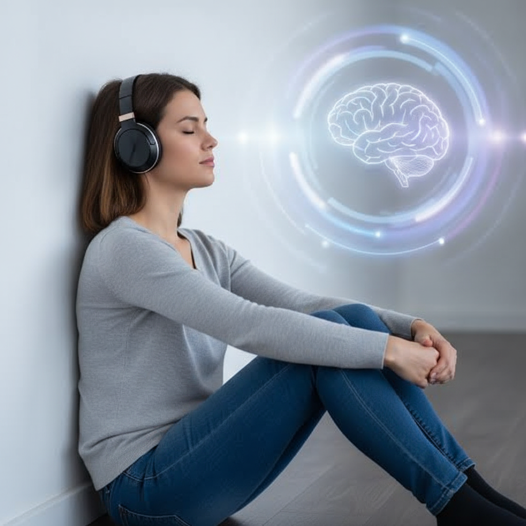 Basta Colocar os Fones: O Segredo das Ondas Theta e Batimentos Binaurais para Reprogramar seu Cérebro e Calar a Ansiedade Já!