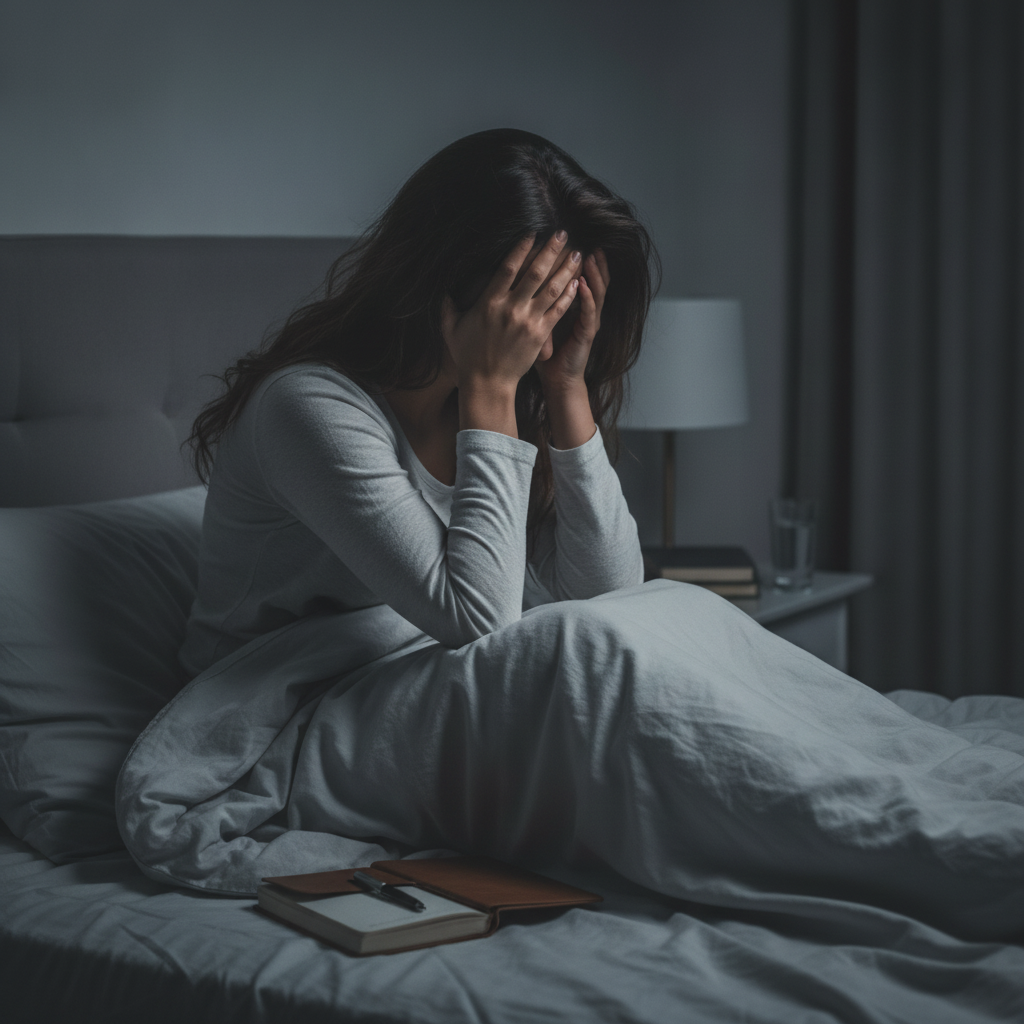 Fritando na Cama no Meio da Noite? O Guia do Diário de Preocupações para Esvaziar a Mente, Vencer a Insônia e Apagar de Vez!