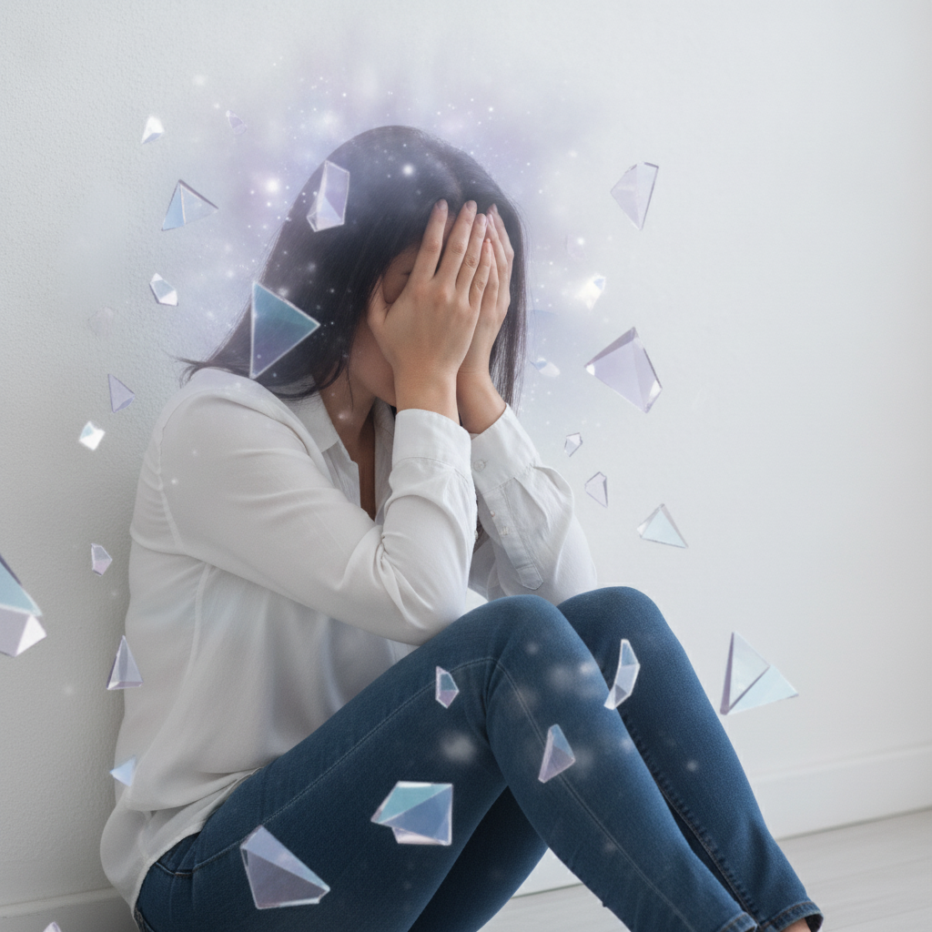 Mundo Parece de Vidro e Mente Flutuando? O Guia Tático de Aterramento Sensorial para Romper a Dissociação e Voltar a Si Já!