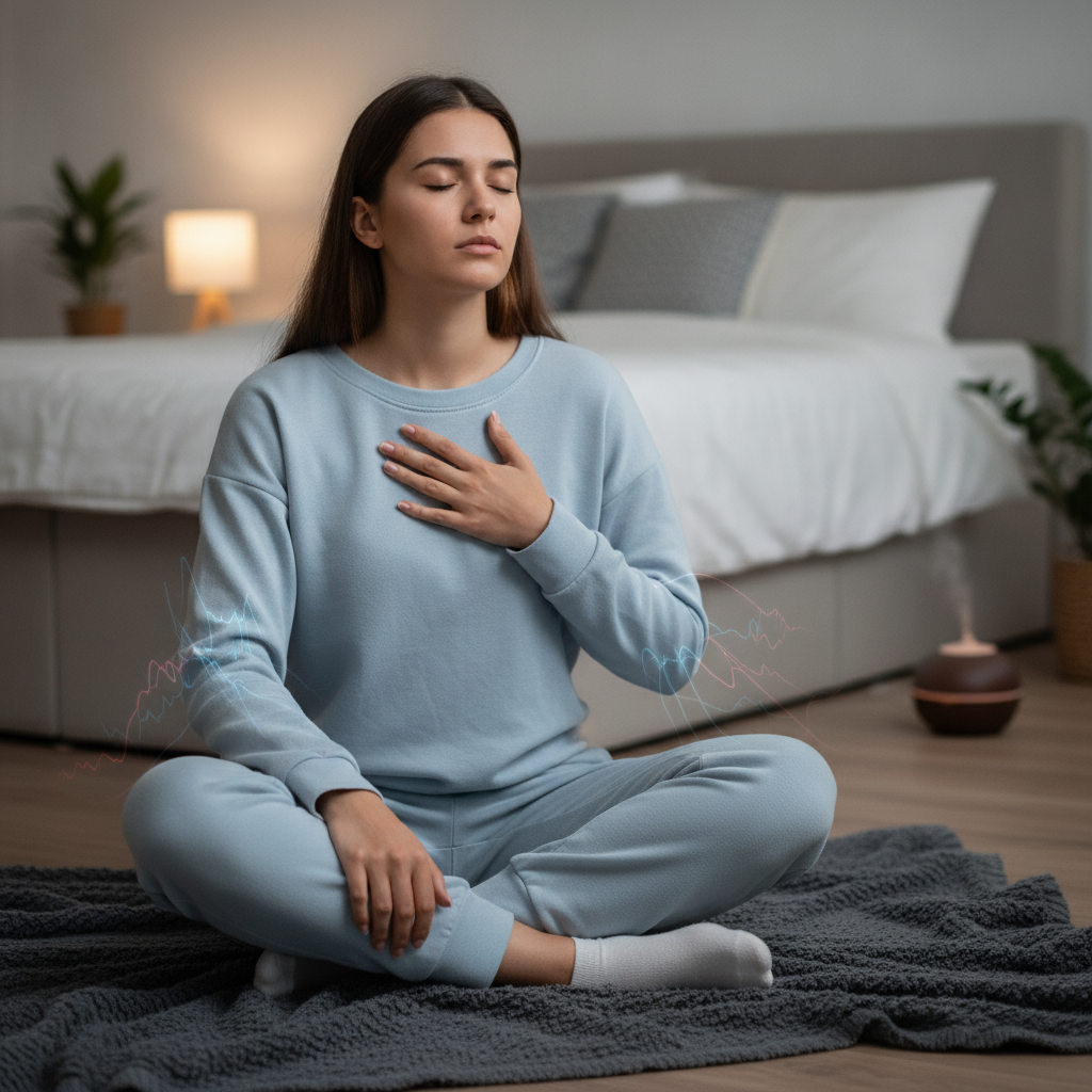 Aquele susto de queda livre bem na hora de dormir? O ritual neuromuscular para domar a mioclonia da ansiedade e apagar em paz!