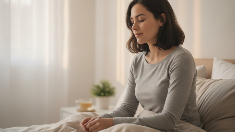 Coração na boca antes mesmo de levantar da cama? O reset matinal neuroquímico para travar o pico de cortisol e ter paz ao acordar!