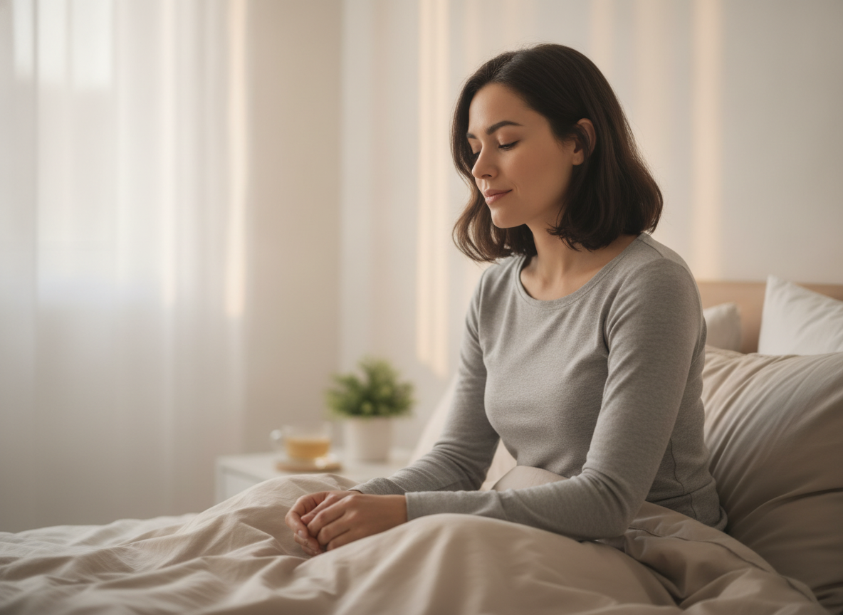 Coração na boca antes mesmo de levantar da cama? O reset matinal neuroquímico para travar o pico de cortisol e ter paz ao acordar!